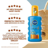 Nivea Sun Protect &amp;amp; Bronze Tan Activating Spray SPF20 200ml