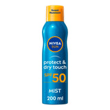 Nivea Sun Protect &amp;amp; Dry Touch Cooling Sun Cream Mist SPF50 200ml