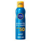 NIVEA SUN Protect &amp;amp; Dry Touch Refreshing Sun Cream Mist SPF50 200ml