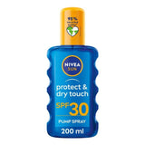 NIVEA SUN Protect &amp;amp; Dry Touch SPF 30 Sunscreen Spray   200ml