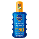 NIVEA SUN Protect &amp;amp; Dry Touch Sun Cream Spray SPF50 200ml