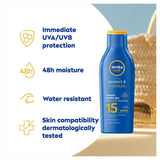 NIVEA SUN Protect &amp;amp; Moisture SPF 15 Sun Lotion    200ml