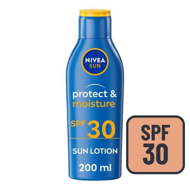 NIVEA SUN Protect &amp;amp; Moisture SPF 30 Sun Lotion     200ml