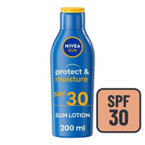 NIVEA SUN Protect &amp;amp; Moisture SPF 30 Sun Lotion     200ml