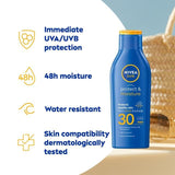 NIVEA SUN Protect &amp;amp; Moisture SPF 30 Sun Lotion     200ml