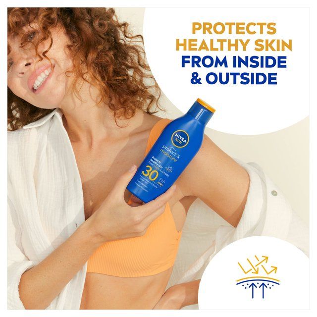 NIVEA SUN Protect &amp;amp; Moisture SPF 30 Sun Lotion     200ml
