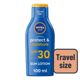 NIVEA SUN Protect &amp;amp; Moisture SPF 30 Sun Lotion Travel Size   100ml