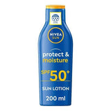 NIVEA SUN Protect &amp;amp; Moisture Sun Cream Lotion SPF 50+ 200ml