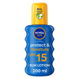 NIVEA SUN Protect &amp;amp; Moisture Sun Cream Spray SPF15 200ml