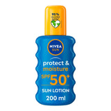 Nivea Sun Protect &amp;amp; Moisture Sun Cream Spray SPF50+ 200ml