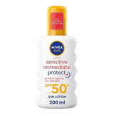 Nivea Sun Sensitve Allergy Protect Sun Cream Spf50+, 200Ml
