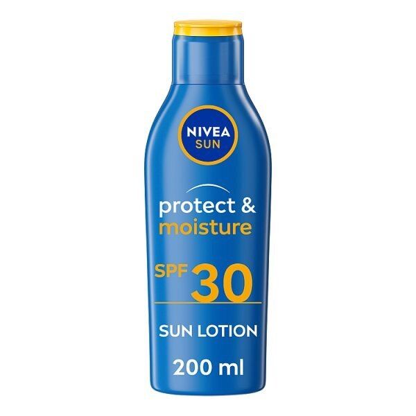 NIVEA SUN Suncream Lotion Protect &amp;amp; Moisture SPF30 200ml