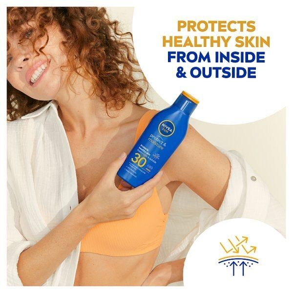 NIVEA SUN Suncream Lotion SPF 30 Protect &amp;amp; Moisture 100ml