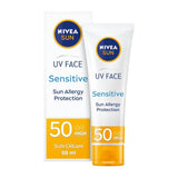 NIVEA SUN UV Face SPF 50 Sensitive Sun Cream   50ml