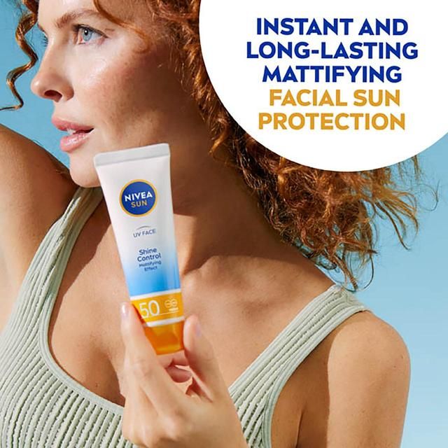 NIVEA SUN UV Face SPF 50 Sun Cream Shine Control   50ml