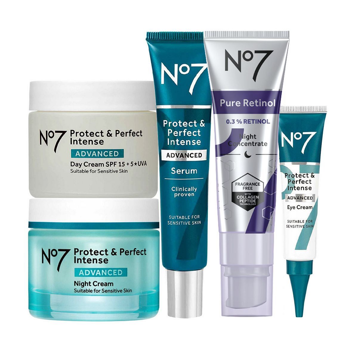 No7 Protect &amp;amp; Perfect Intense ADVANCED Complete Retinol Regime