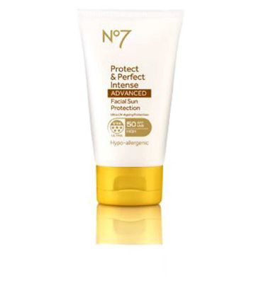 No7 Protect &amp;amp; Perfect Intense ADVANCED Facial Suncare SPF50+ 50ml