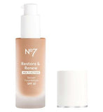 No7 Restore &amp;amp; Renew Serum Foundation 30ml SPF 30 calico