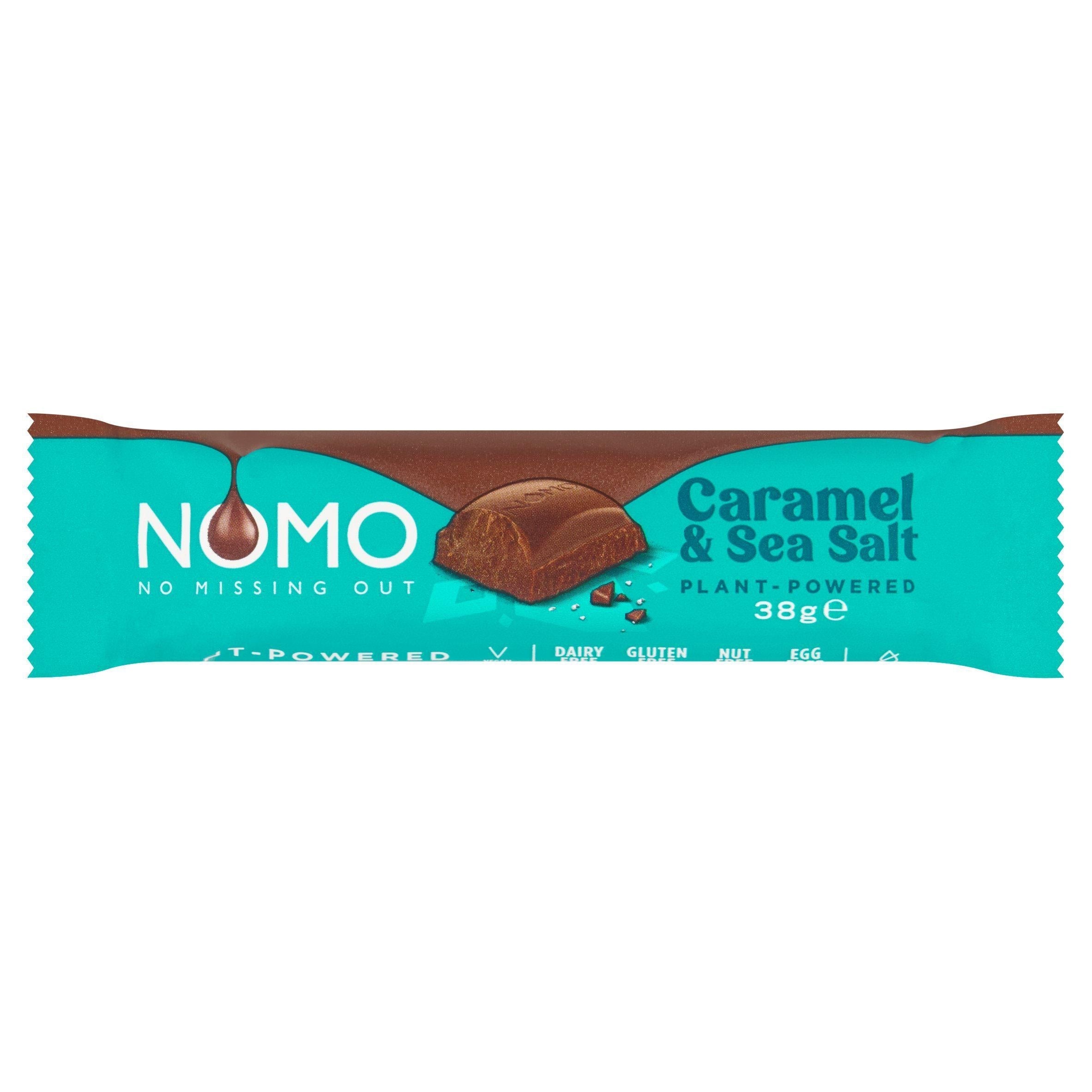 NOMO Caramel &amp;amp; Sea Salt Chocolate Bar 38g