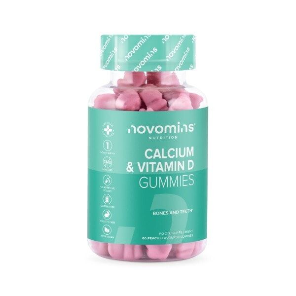 Novomins Calcium &amp;amp; Vitamin D - 60 Gummies