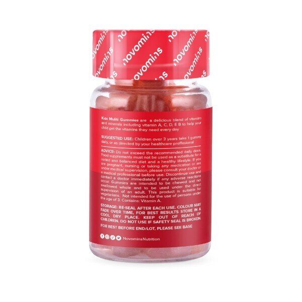 Novomins Kids Multivitamin - 30 Gummies
