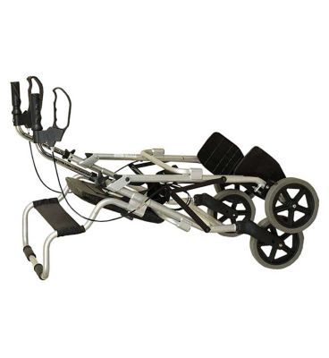 NRS Healthcare A-Series 4-Wheel Rollator &amp;ndash; Silver