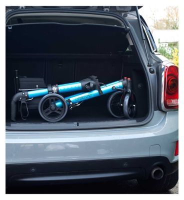 NRS Healthcare Compact Easy Rollator &amp;ndash; Blue