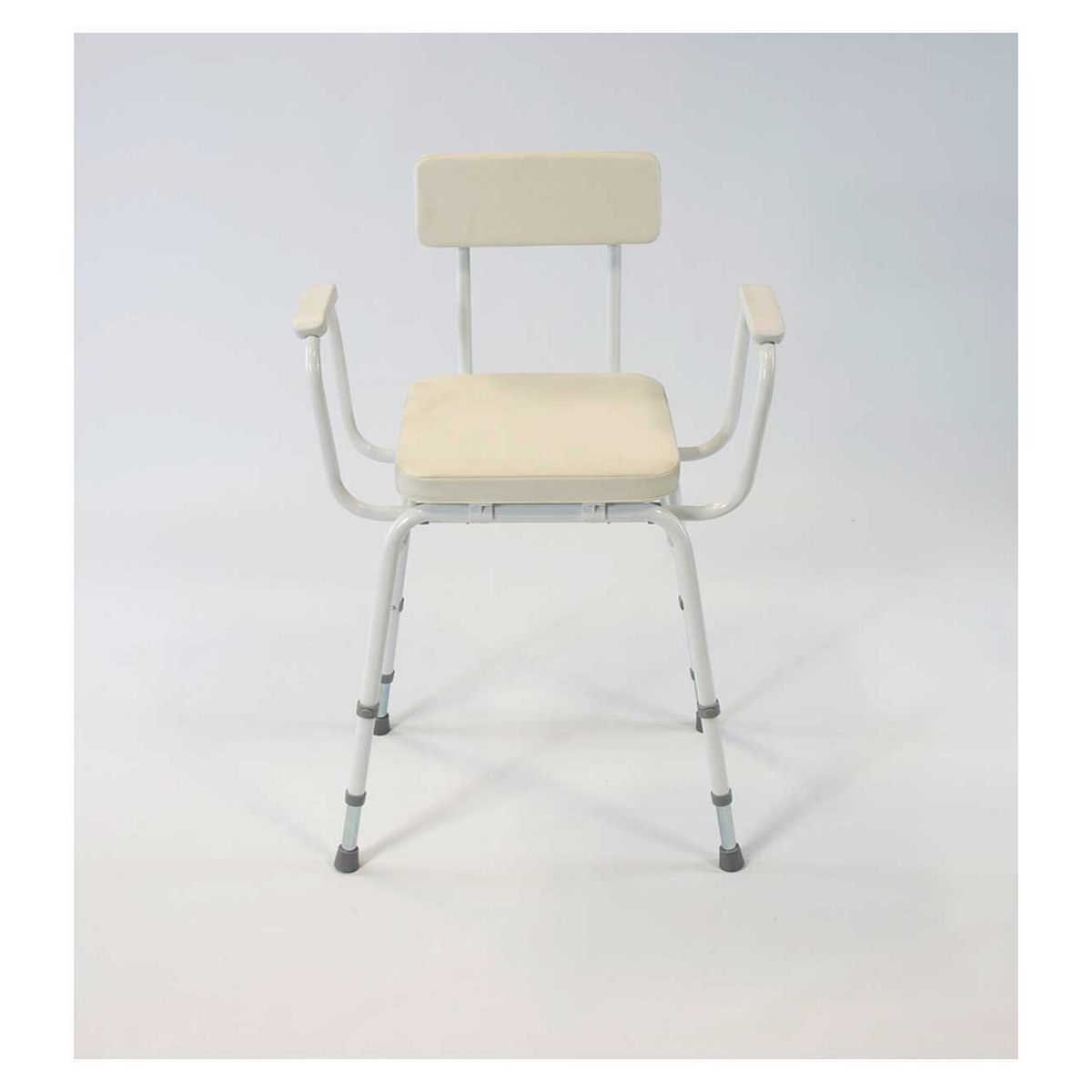 NRS Healthcare Malvern Stool with PU Arms &amp;amp; Padded Back