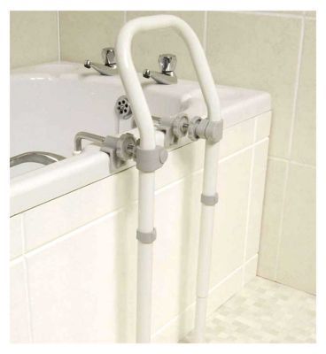 NRS Healthcare Swedish Bath Rail &amp;ndash; Grey