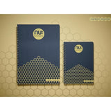 Nu Evolve Neutral A4 Blue Wirebound Notebook