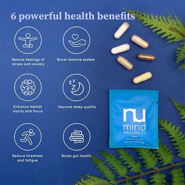 Nu Mind Wellness Stress Support Formula &amp;amp; Probiotic Blend