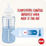 NUK First Choice+ 150ml Temperature Control Bottle with Silicone Teat 4   4 per pack