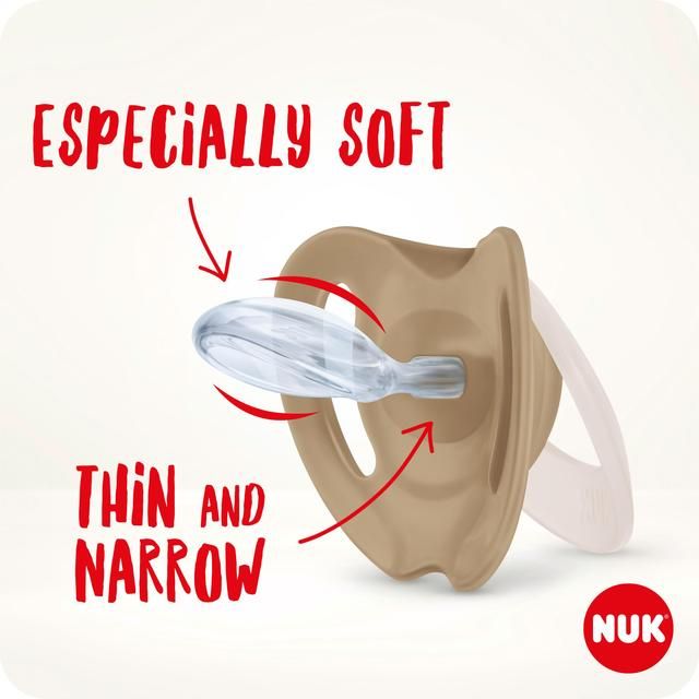 NUK Star Soother 0-6m Pink 2 Pack   2 per pack