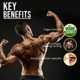 Nuke Nutrition Creatine Monohydrate Capsules 3000mg-180ct