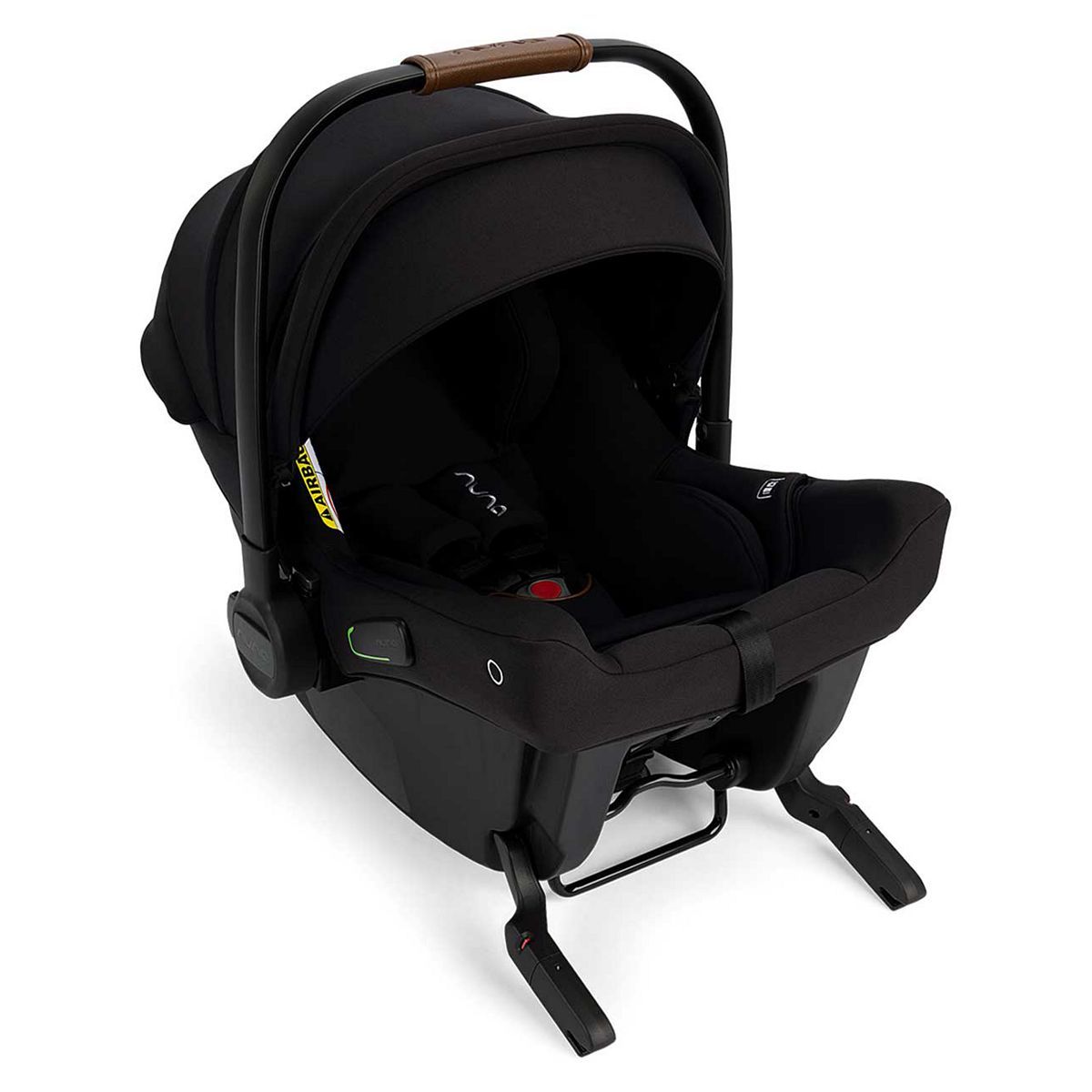 NUNA Infant Carrier, Integrated ISOFIX Connectors, PIPA Urbn, Caviar