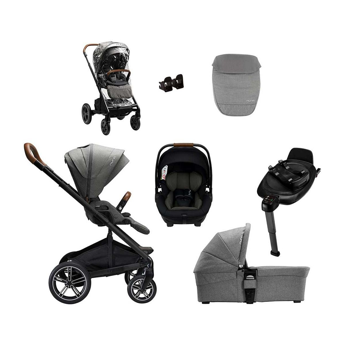 Nuna, MIXX Next Generation ARRA Bundle, Granite R129