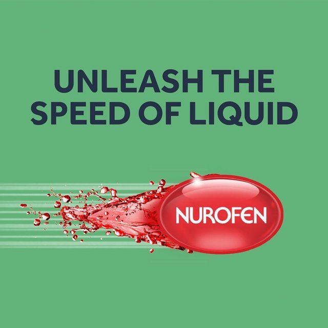 Nurofen Express Pain Relief Ibuprofen 200mg Liquid Caps   16 per pack
