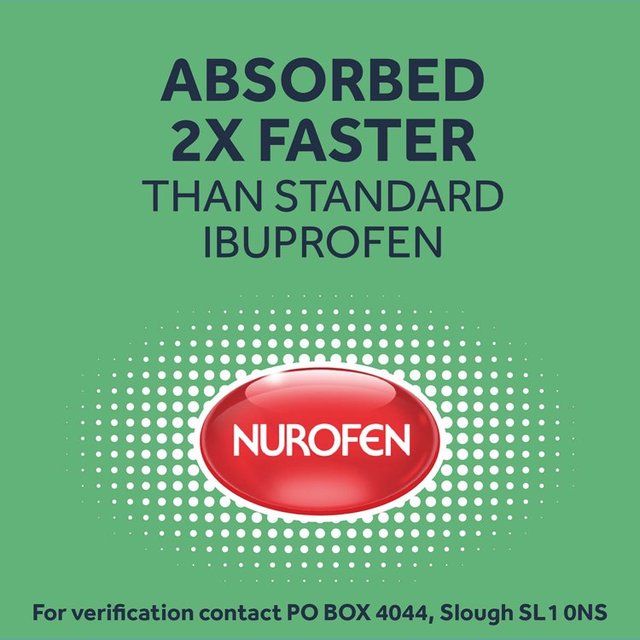 Nurofen Express Pain Relief Ibuprofen 200mg Liquid Caps   16 per pack