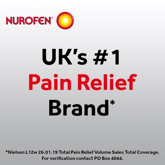 Nurofen Migraine Pain Relief Ibuprofen 342mg Caplets   12 per pack