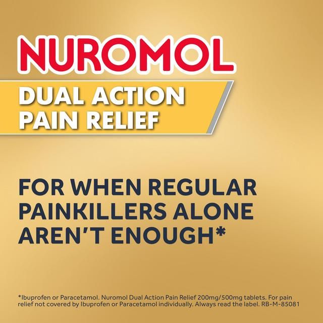 Nuromol Dual Action Pain Relief Ibuprofen &amp;amp; Paracetamol   16 per pack