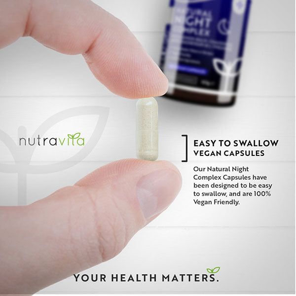 Nutravita Sleep Complex, Chamomile &amp;amp; Magnesium-120Vegan Caps