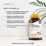 Nutravita Vitamin A 8000IU - 365 Soft gels