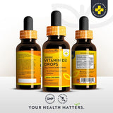 Nutravita Vitamin D3 Drops 25&amp;micro;g 1000iu per drop - 2000 Drops