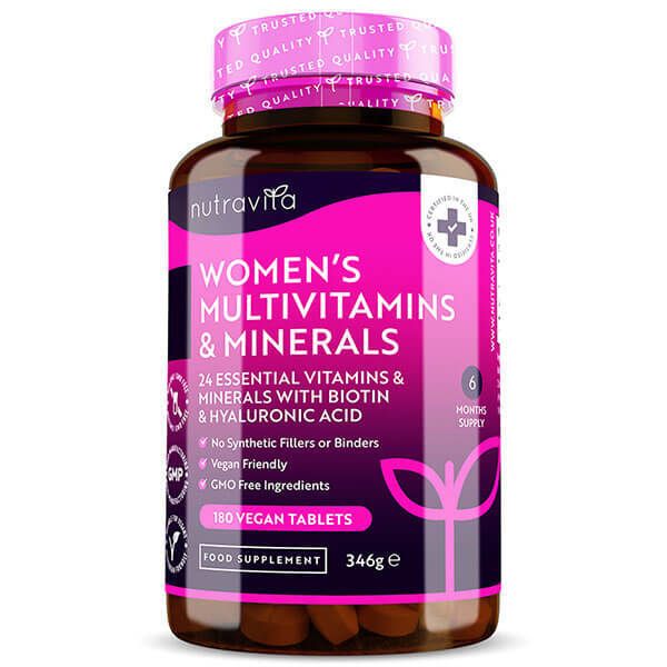 Nutravita Women's Multivitamins with Biotin - 180 Vegan Tabs
