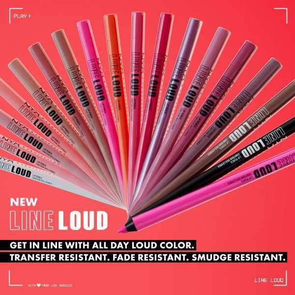 Nyx Professional Makeup Line Loud Lip Liner Gimme Drama