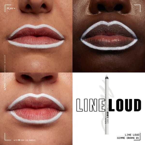 Nyx Professional Makeup Line Loud Lip Liner Gimme Drama