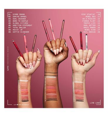 NYX Professional Makeup Longwear Line Loud Matte Lip Liner