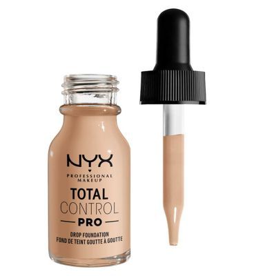 NYX Professional Makeup Total Control Pro Drop Controllable Coverage Foundation 03 Alabaster
