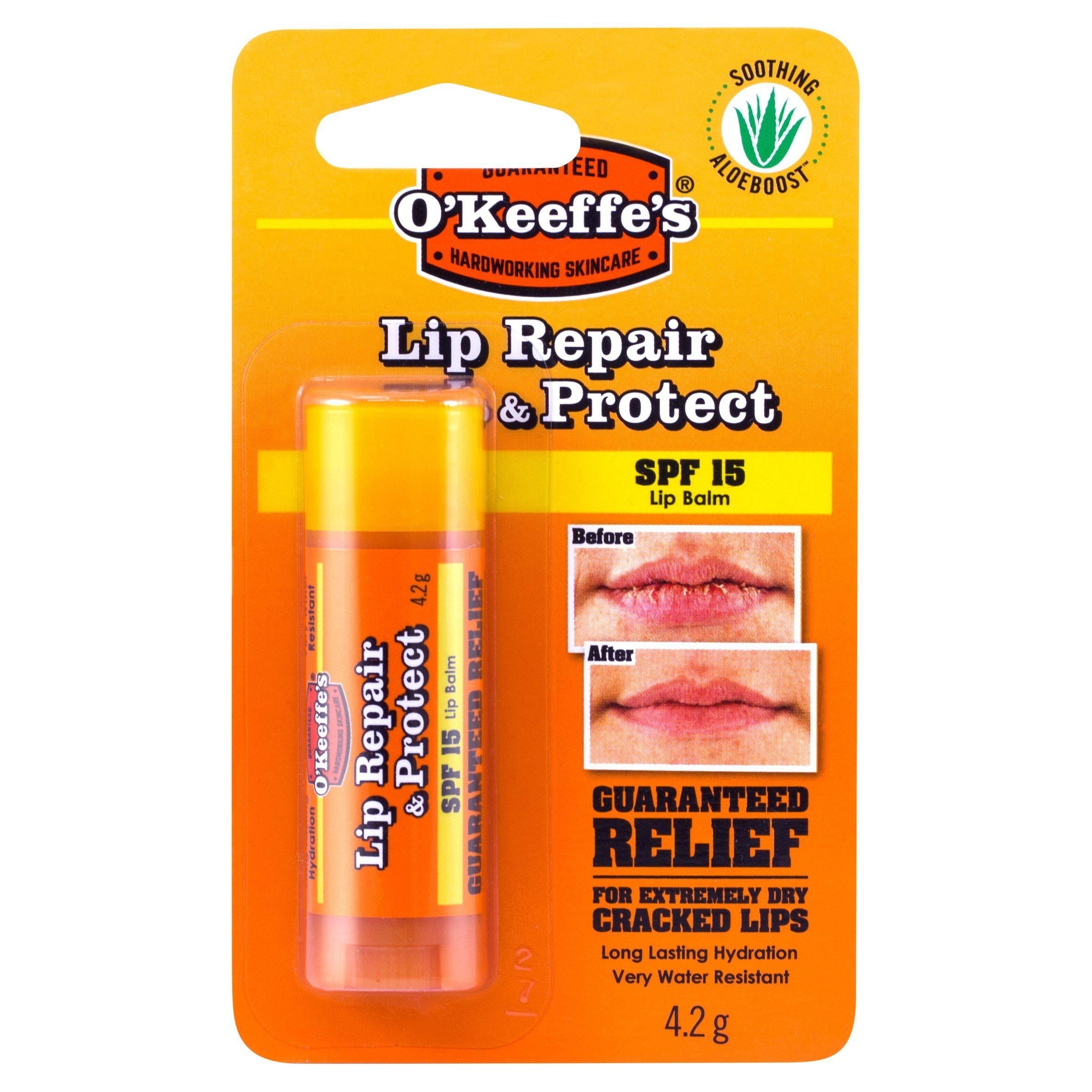 O'Keeffe's Lip Repair &amp;amp; Protect SPF 15 Lip Balm 4.2g