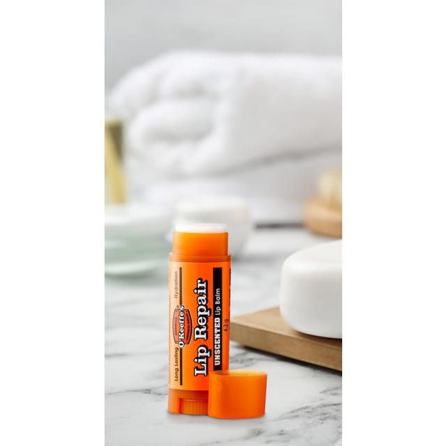 O'Keeffes Unscented Repair Lip Balm